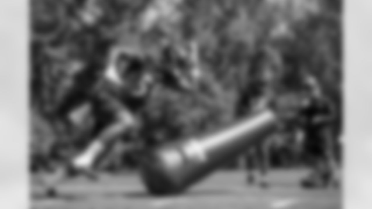 OLB Daelin Hayes
There has been much discussion about the Ravens' pass rush and Hayes has an opportunity to force his way into the conversation. The fifth-round pick from Notre Dame was around the football often during minicamps. He wants to show that won't change once the pads come on during training camp.