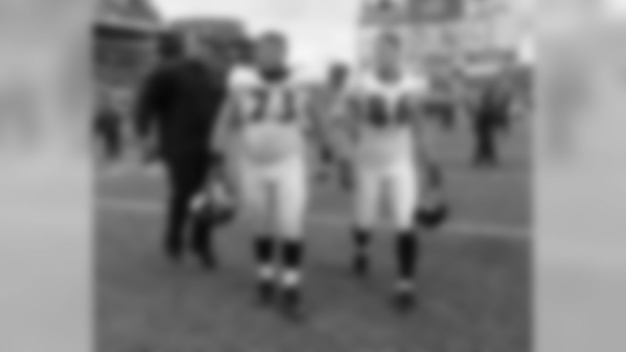 Guard Marshal Yanda and tight end Todd Heap (October 3, 2010)