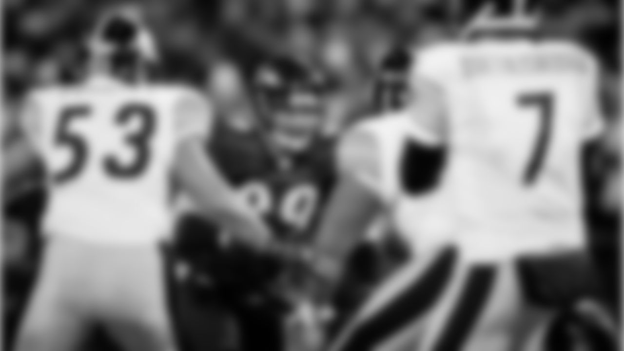 Images from the Ravens' 13-10 loss to the Pittsburgh Steelers on Sunday Night Football on Dec.5, 2010. Baltimore led for much of the game but a fourth-quarter fumble and short pass on fourth down handed the Ravens the loss and the Steelers the AFC North l