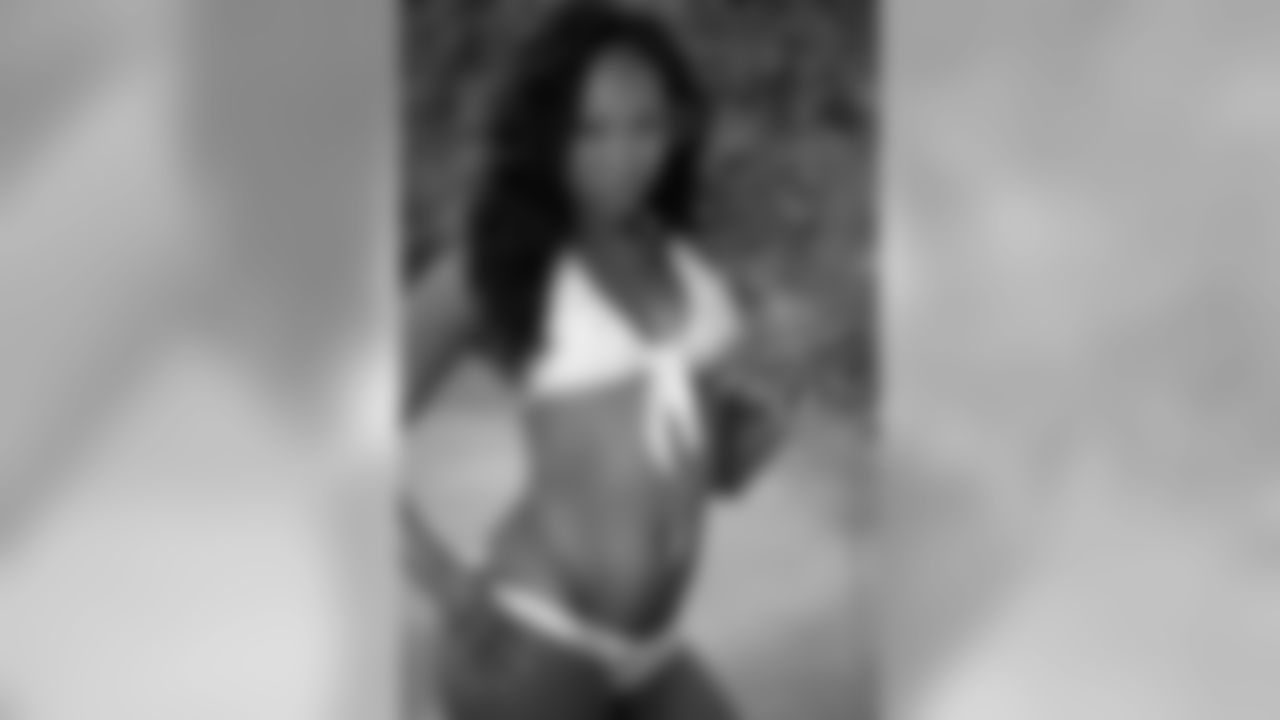 Shawna L's photo shoot on Day 6 of the 2010 Spring Fling and the Ravens Cheerleader Swimsuit Calendar Shoot. (Photo by Aaron Huey). Find more photos at facebook.com/baltimoreravens.