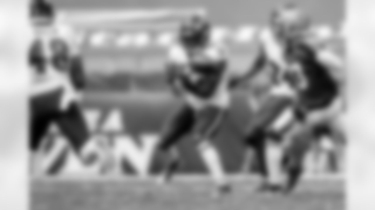S Chuck Clark breaks up a pass
