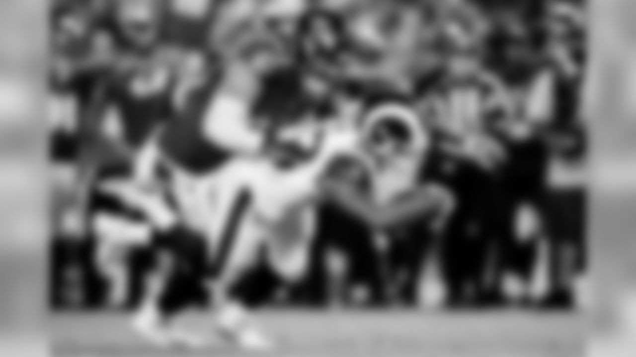 DE/OLB Bronson Kaufusi
The 2016 third-round pick is starting to flash as a powerful RUSH linebacker off the edge. He had two tackles, including one for a big loss, against the Rams.