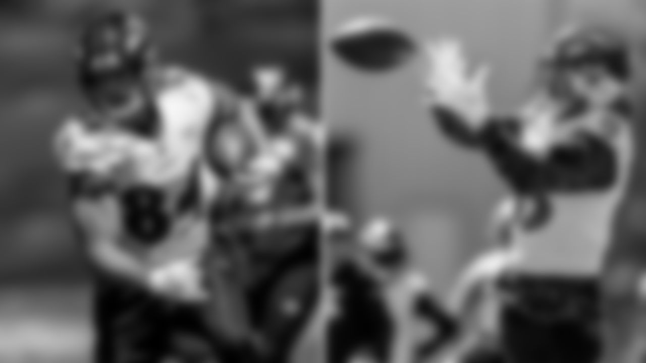 *Josh Oliver, Eric Tomlinson Could Both Have a Role at Tight End *
Josh Oliver got open consistently this summer and won a spot on the roster as the No. 3 tight end behind Mark Andrews and Nick Boyle. However, the Ravens do not expect Boyle (knee) to be ready for Week 1, and blocking tight end Eric Tomlinson was re-signed to the 53-man roster after final cuts. Oliver and Tomlinson should both have a role until Boyle returns.