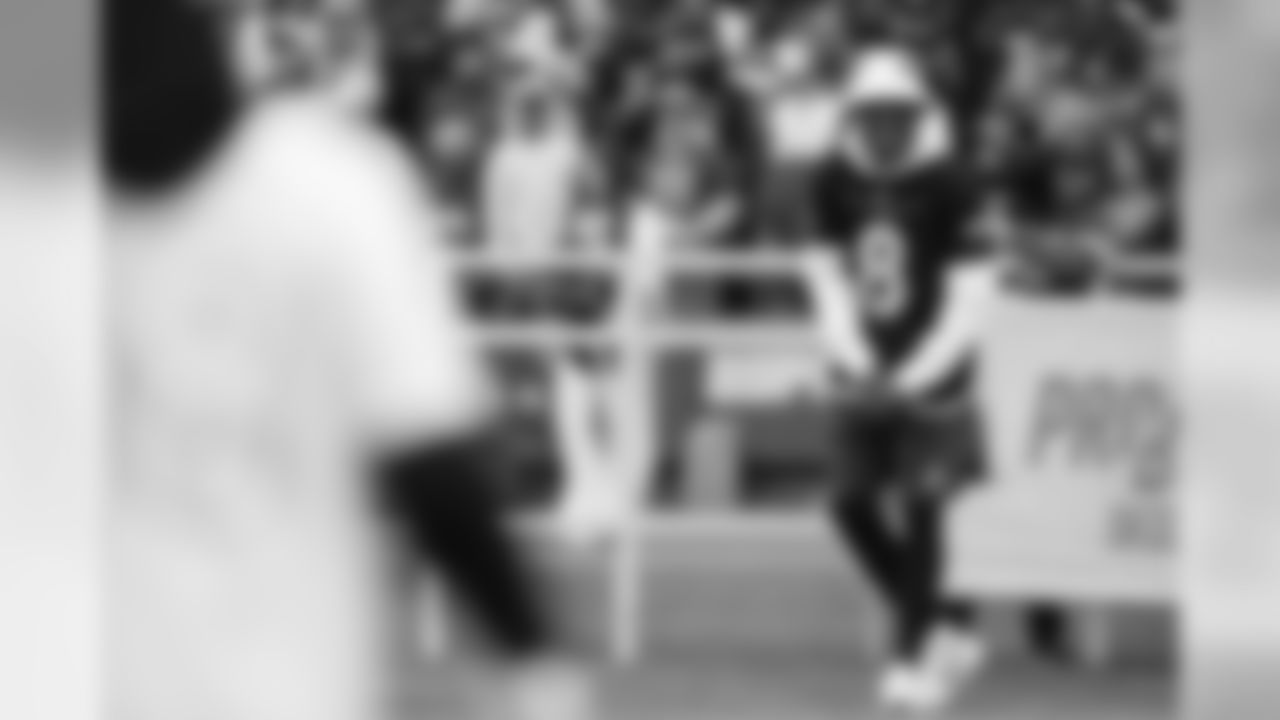 Baltimore Ravens quarterback Lamar Jackson (8) during the 2020 Pro Bowl Skills Showdown, Wednesday, Jan. 22, 2020 in Orlando, Fla. (Cooper Neill/NFL)