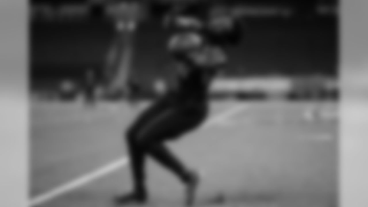 Parris Campbell, Ohio State
Campbell blazed a 4.31 40-yard dash, opening eyes to his top-end speed. His speed translated to the field drills as well, where he looked explosive in his breaks and caught the ball well, including making a superb adjustment on a pass over his shoulder.