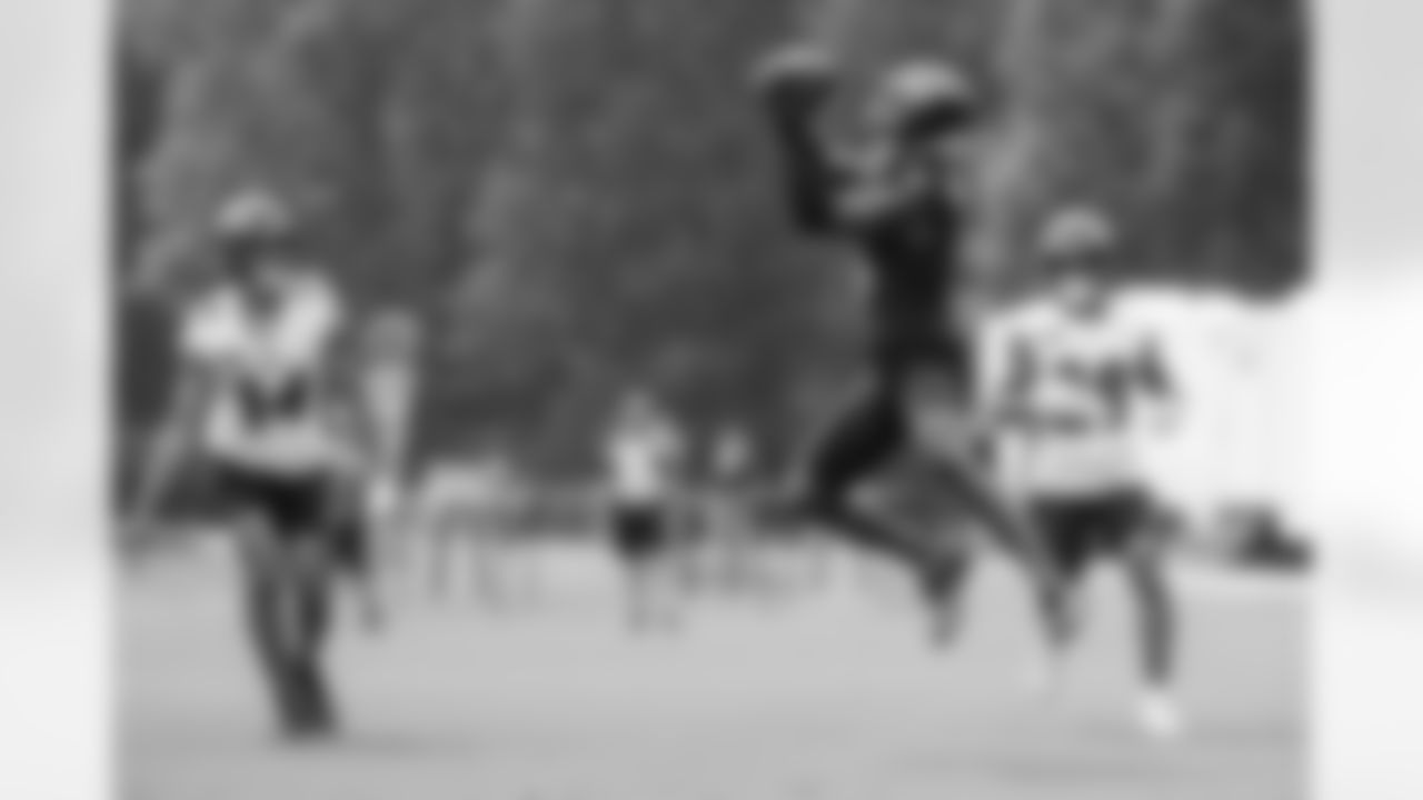 S Ar'Darius Washington
The Ravens' secondary got thinner, but Washington continued to play well. He chased down Sam Howell for what would have been a sack during 11-on-11s.