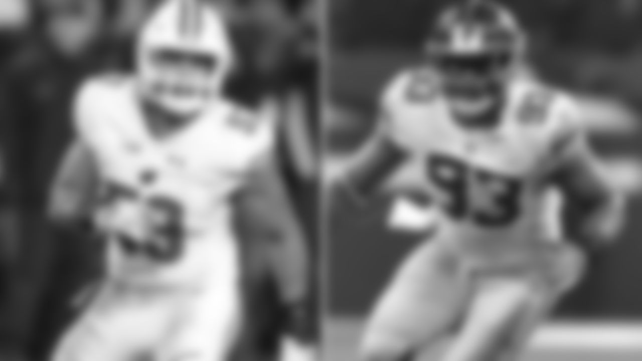T.J. Edwards, Wisconsin – B.J. Goodson
Zierlein's Scouting Report*:* Stout four-year starter who shows up and does his job each week as a banger in the box with surprising ball skills to flip the field. He improved each season and his off-season weight loss is indicative of how seriously he takes the game. He lacks desired chase speed and might be maxed out as a player, but he doesn't make many dire mistakes that hurt his team. Edwards is a backup inside linebacker for a 3-4 or 4-3 defense with the ability to step up and handle starter's duties if needed.