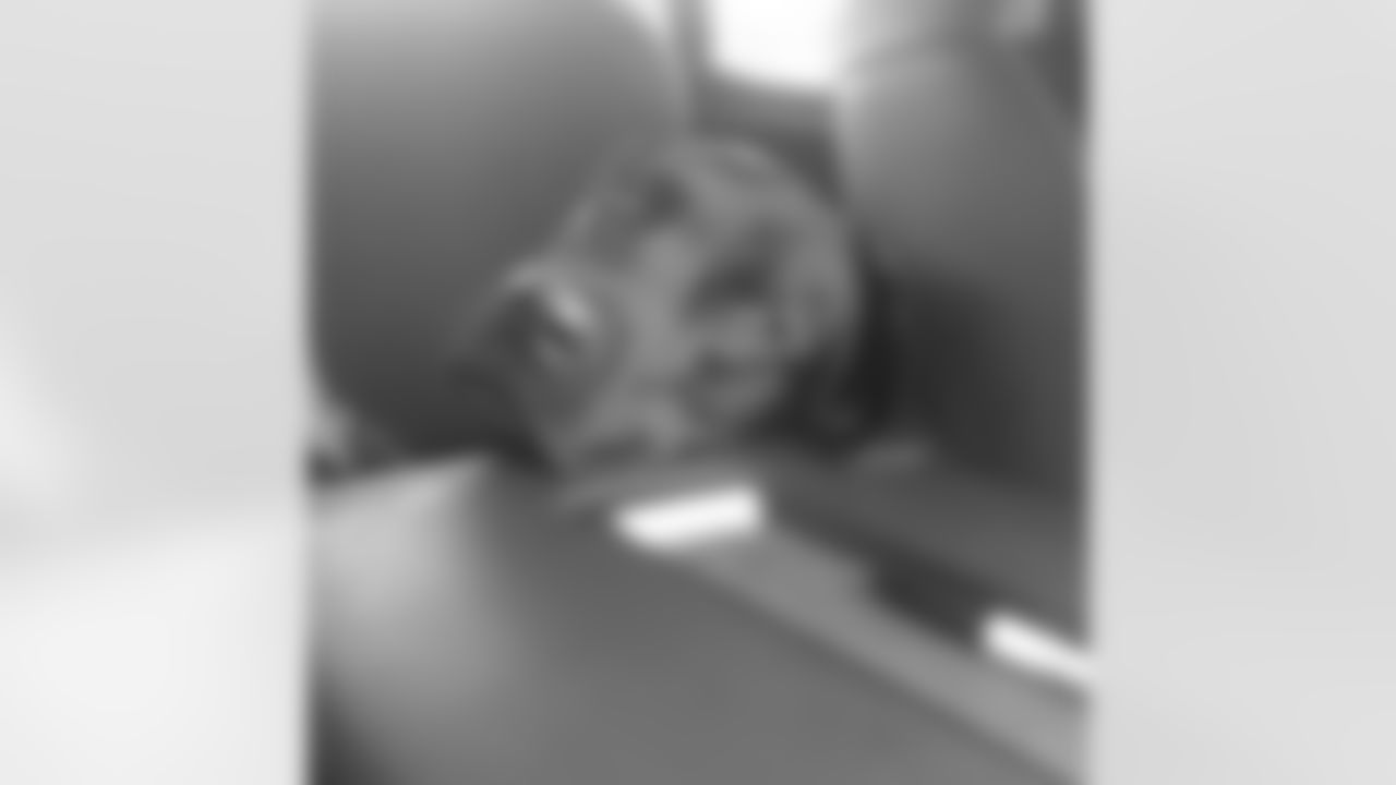 cmorgancox [Morgan Cox]: If there was ever a face that says "ARE WE THERE YET?"