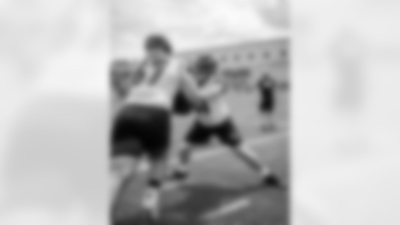 Left: G Ben Bredeson; Right: TE Eli Wolf