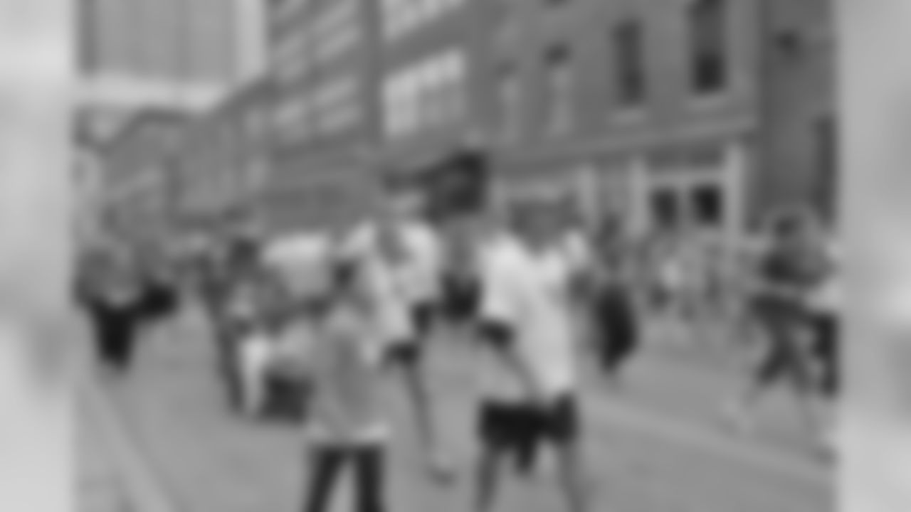 The 5K Fun Run was held to support Brigance's Brigade, the foundation created by longtime Baltimore football fixture O.J. Brigance who is currently fighting amyotrophic lateral sclerosis (ALS).