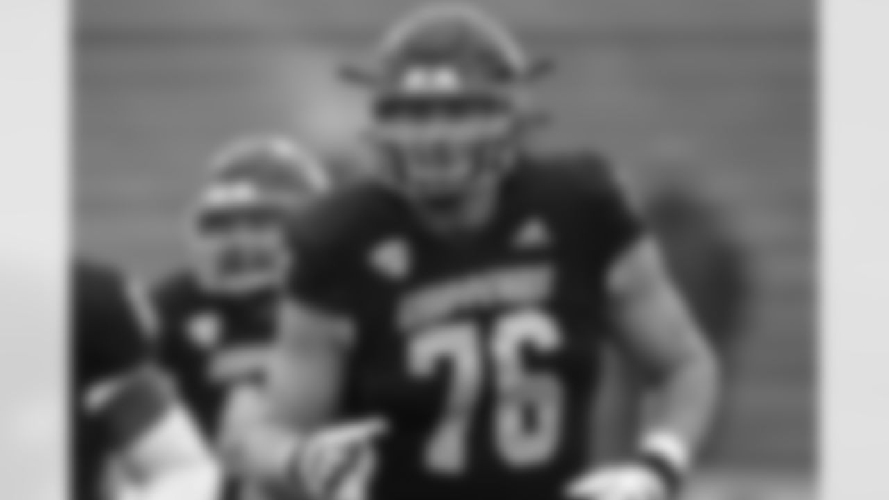 Bernhard Raimann, Central Michigan
Raimann will be one of the older prospects at the combine, as he is already 24 years old with a birthday in September. He switched from tight end to left tackle while at Central Michigan and it didn't take him long to become one of the country's top offensive linemen. Raimann's excellent footwork stems from his background playing soccer while growing up in Austria. The Ravens have a solid history of developing offensive linemen, and Raimann is viewed as a prospect with a high ceiling. Even if the Ravens don't view him as a first-round pick, Raimann could be someone they target on Day 2.