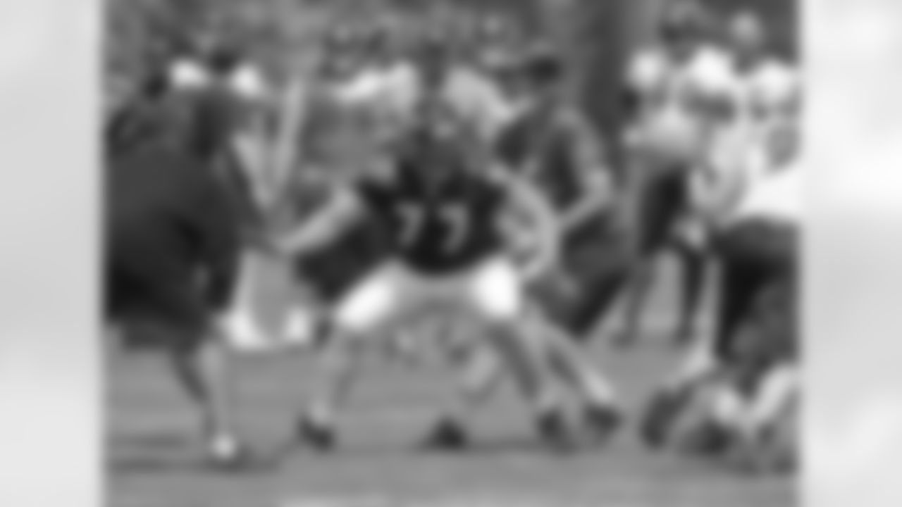 The Ravens hold their first mandatory mini-camp of 2009 at their Owings Mills Training Facility in May 2009.