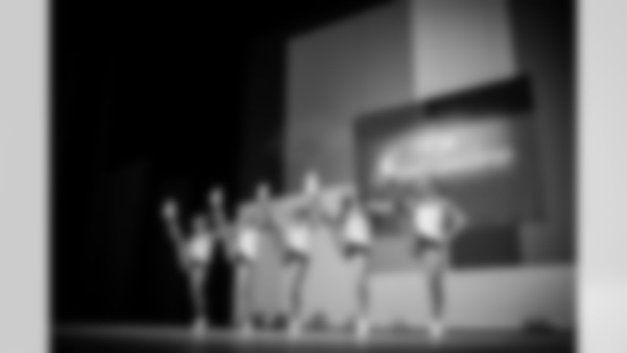 The scenes from the Modell Performing Arts Center At The Lyric, as the final 60 members of 2012 Ravens Cheerleading Squad were selected in front of a crowd of people.