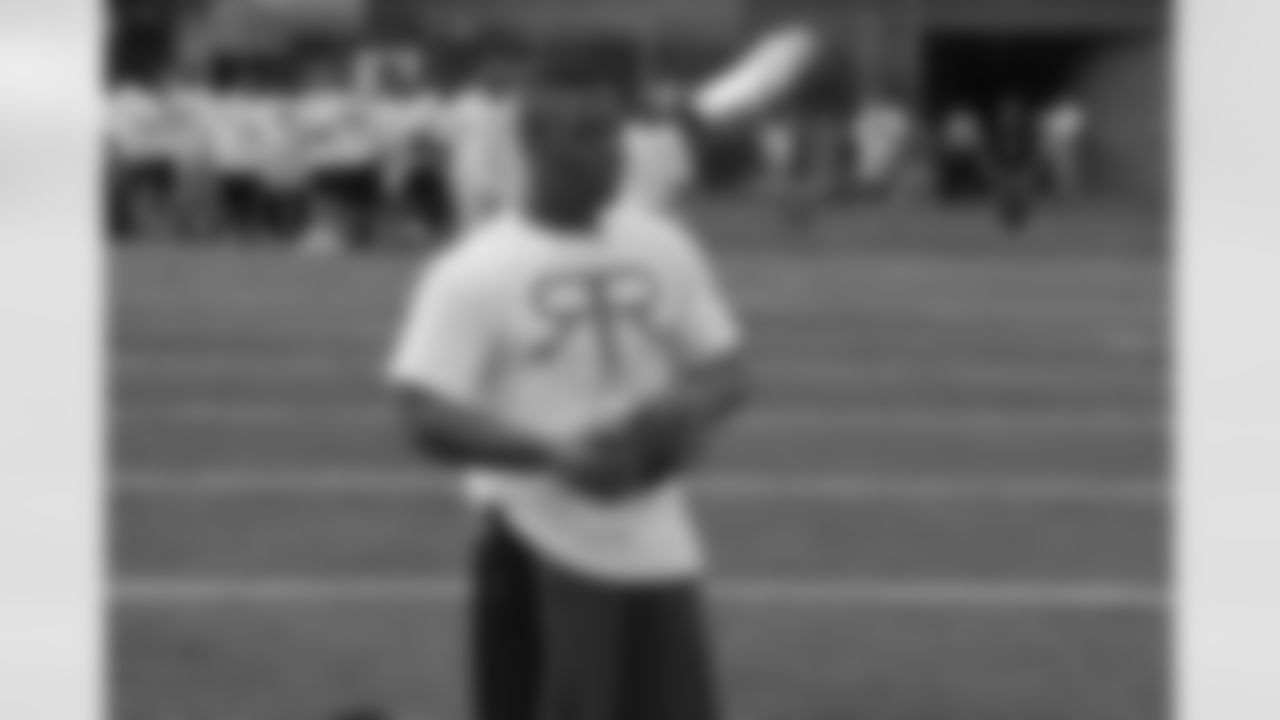 Ray Rice holds a youth football camp in his hometown of New Rochelle, New York in June 2009. [Photos courtesy of Kevin O'Brien]