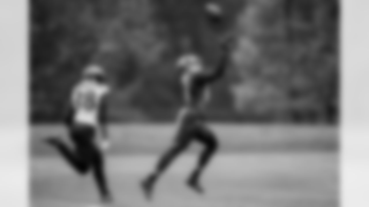 WR Breshad Perriman
Perriman is starting to come on. He's healthy, strong and benefitting from all this practice time. Perriman has made some nifty catches, including a deep reception behind Marlon Humphrey, and hasn't put the ball on the turf in recent days.