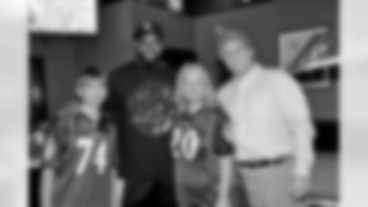 Ravens Tight end Todd Heap and Michael Oher hosted fans at Dave & Buster's at the Arundel Mills Mall for the 2010 Goodwill Gridiron Halloween Party.