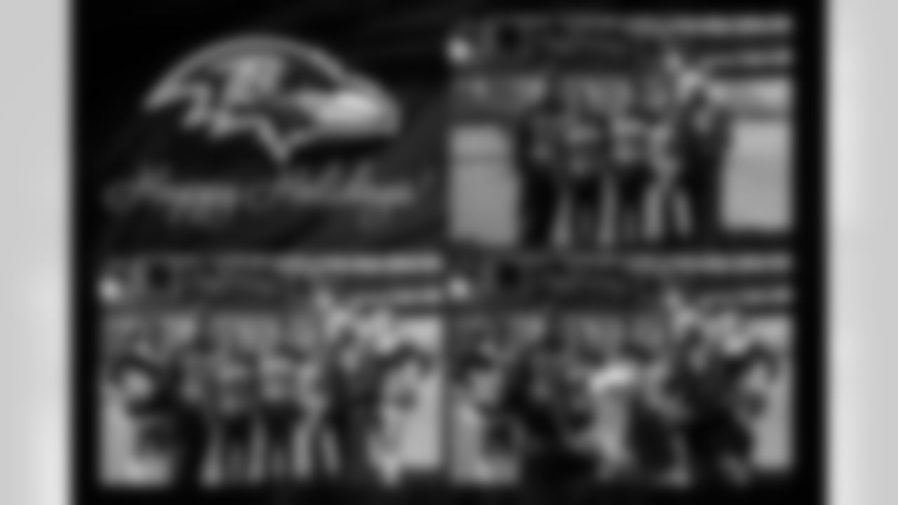 On October 22, 150 families were invited to M&T Bank Stadium for a special Holiday Card Photo on the Field.