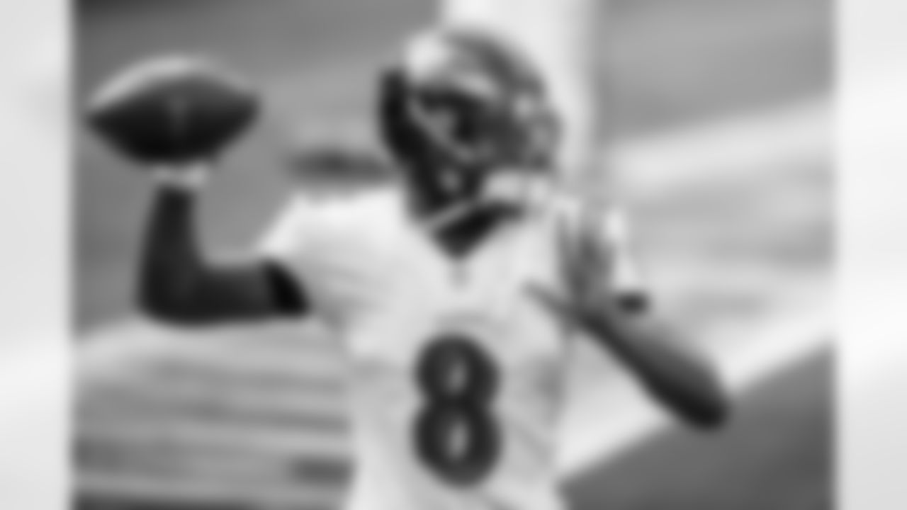 QB Lamar Jackson

Jackson got two shiny new targets in first-round wide receiver Rashod Bateman and fourth-round wide receiver Tylan Wallace. Both are strong route-runners who can make tough catches in contested situations, which will help Jackson's completion rate. Bateman is specifically good working over the middle, where Jackson loves to find his receivers, and in extended play situations. Wallace is more of an outside threat who could help Jackson stretch the field horizontally. The third-round selection of Ben Cleveland also upgrades Jackson's pass protection. In his 44 games and more than 1,200 snaps at Georgia, Cleveland didn't allow a single sack.