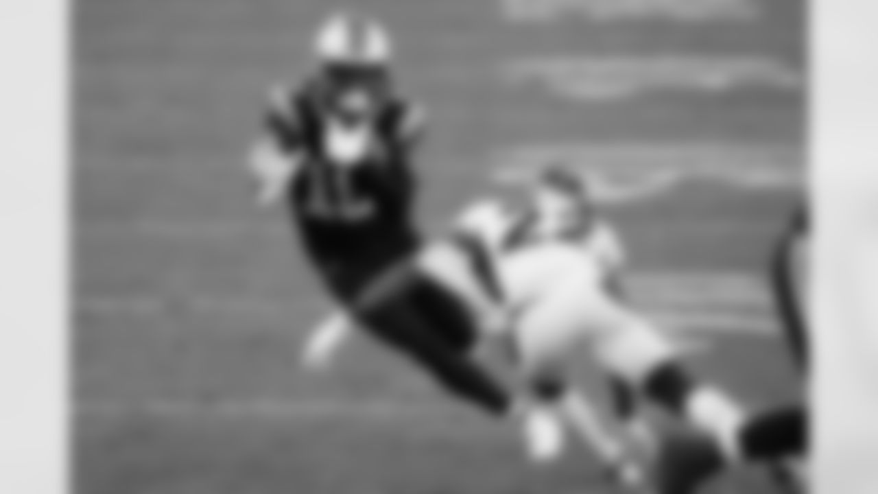 Curtis Samuel, Carolina Panthers
Spotrac market value: $12.4 million
Samuel, 24, is a Swiss-Army knife who has been a dynamic weapon in Carolina. He hauled in 77 passes for 851 yards and three touchdowns last year, as well as rushing 41 times for 200 yards and another two scores. The Ohio State product is fast and shifty, allowing him to make plenty of big plays.