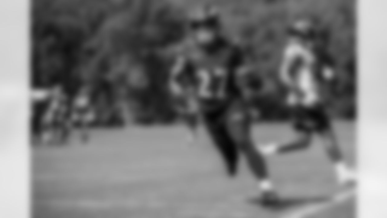 RB J.K. Dobbins
Dobbins had a breakout rookie year, setting a rookie franchise record with nine touchdowns and becoming the lead back down the stretch. He led all NFL running backs in yards per carry (6.0). However, his to-do list includes becoming a more reliable receiver out of the backfield and improving in pass protection. Playing for a team that runs the football more than any other, Dobbins' durability will also be tested during the NFL's first 17-game season.