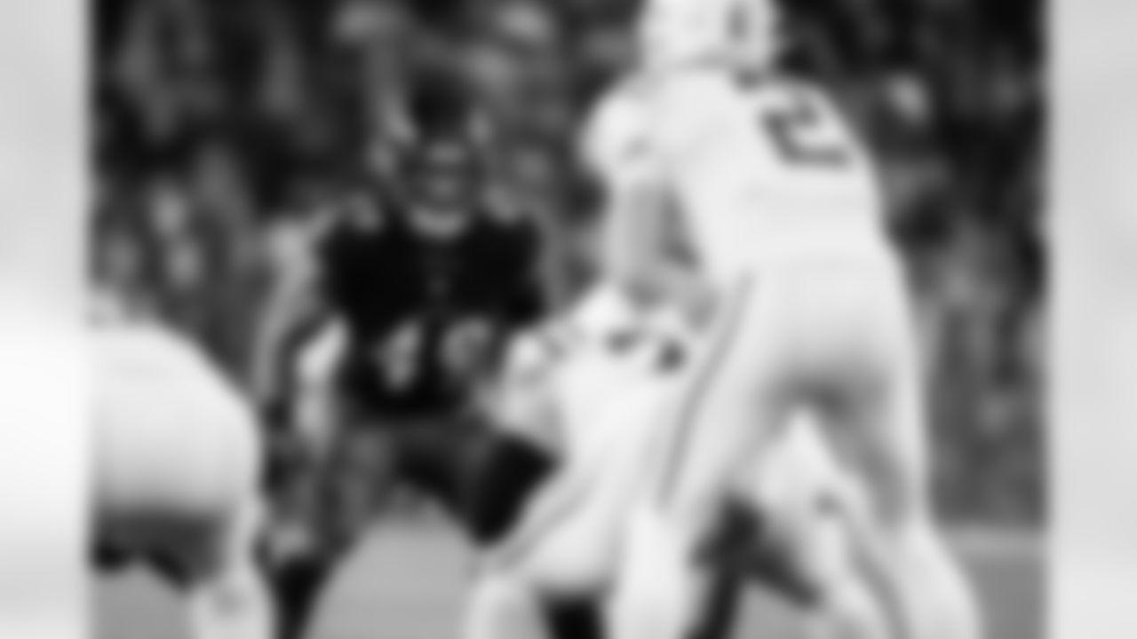 The Baltimore Ravens defeated the Indianapolis Colts by a score of 31-25 in overtime at M&T Bank Stadium on October 11, 2021 in Baltimore, MD.