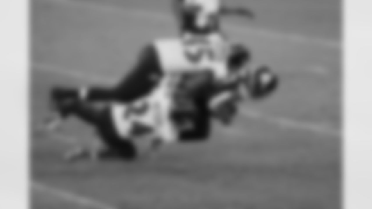 OLB Jaylon Ferguson and CB Marcus Peters
Week 12 | Baltimore Ravens at Pittsburgh Steelers | December 2, 2020 | Heinz Field