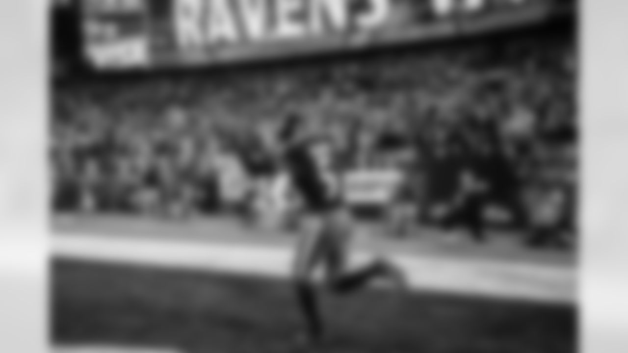 The Baltimore Ravens defeated the Indianapolis Colts by a score of 31-25 in overtime at M&T Bank Stadium on October 11, 2021 in Baltimore, MD.