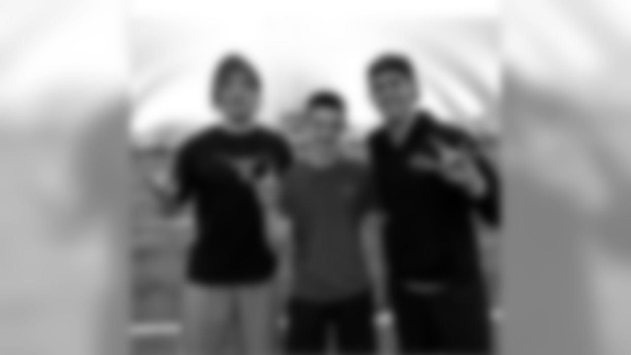 jtuck9[Justin Tucker]:Got some great work in today w/ Texas' Nick Rose & Westlake's Carson Scott #HookEm #GoChaps