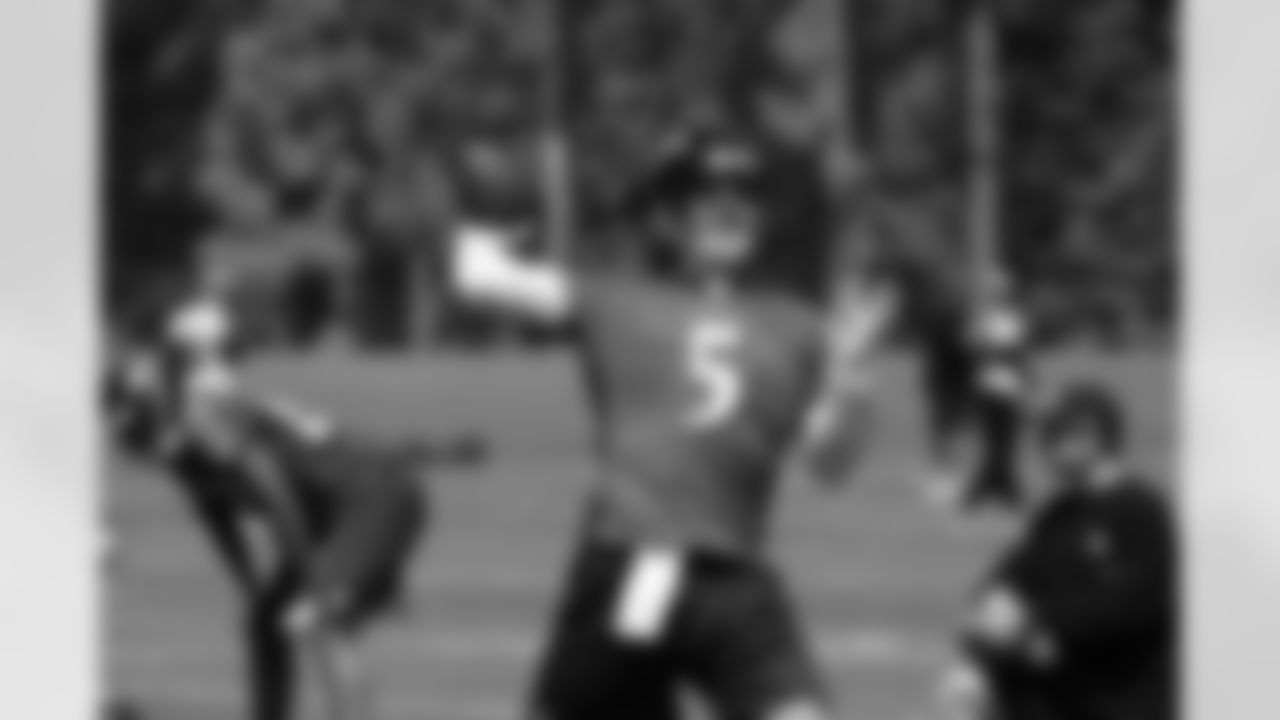 The Ravens hold a passing camp at their Owings Mills training facility in May 2009.