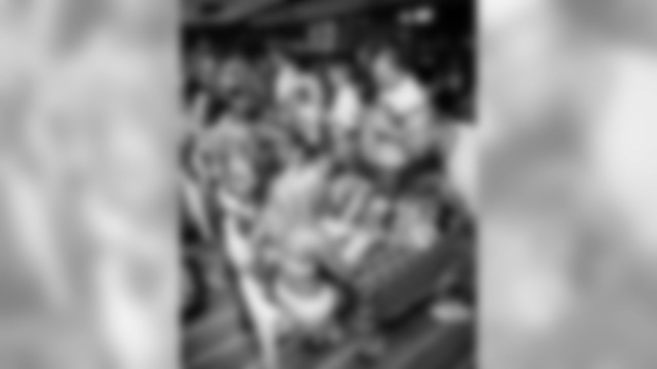 The Baltimore Ravens Cheerleaders gather at High Topps Backstage Grille in Timonium, MD to autograph swimsuit calendars in 2008.