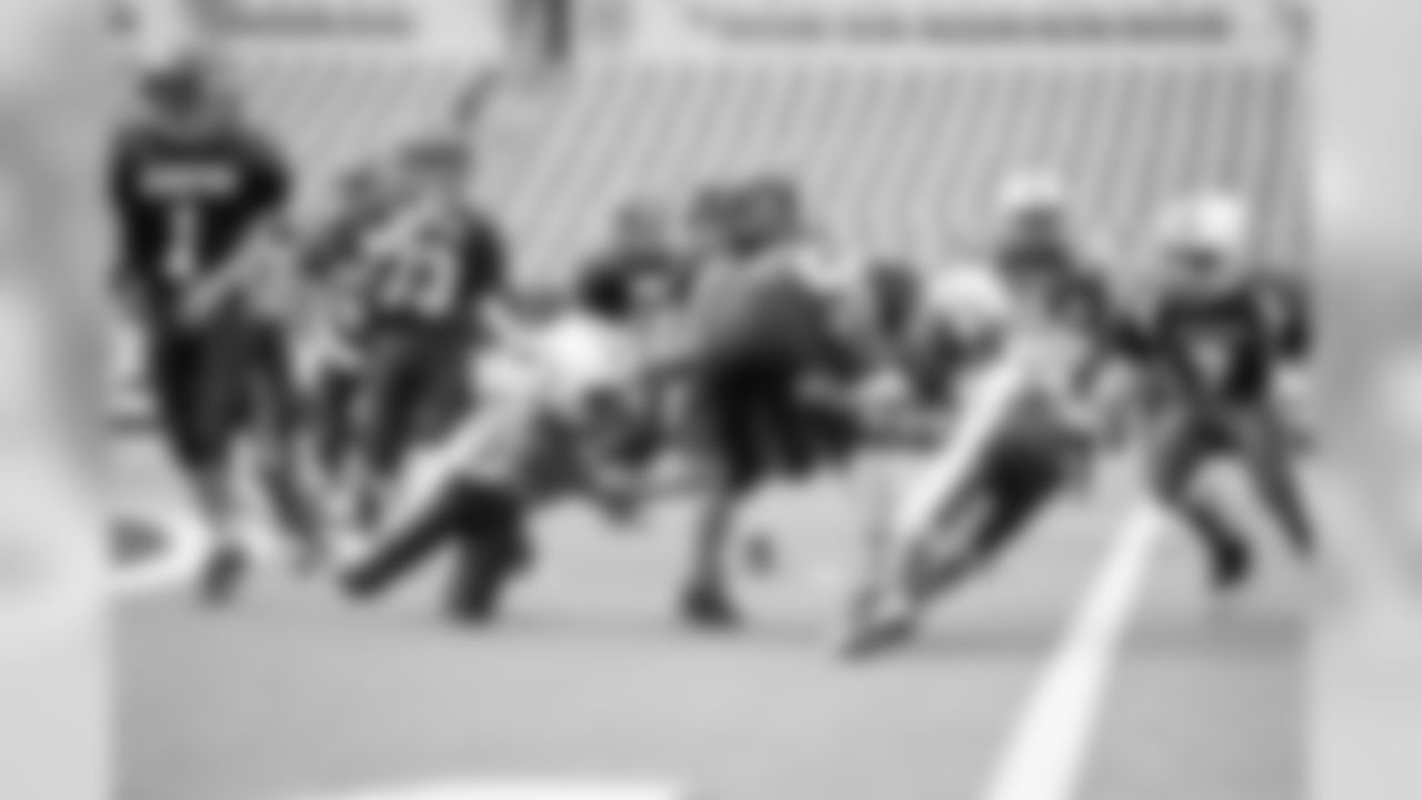 On Saturday, August 23rd in celebration of USA Football's Play Football campaign, four local youth football teams participated in scrimmages at M & T Bank Stadium. (Photos courtesy of of Robert Bartlett)