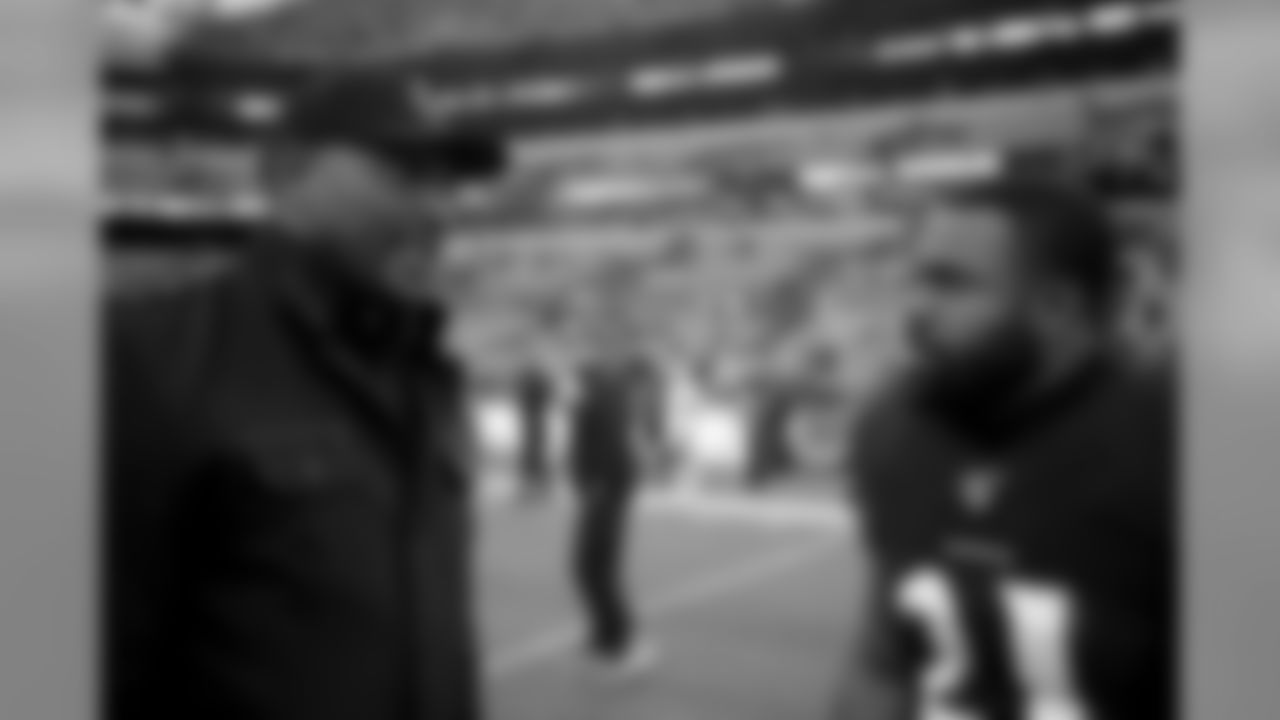 Ravens Legend Ray Lewis and RB Mark Ingram II