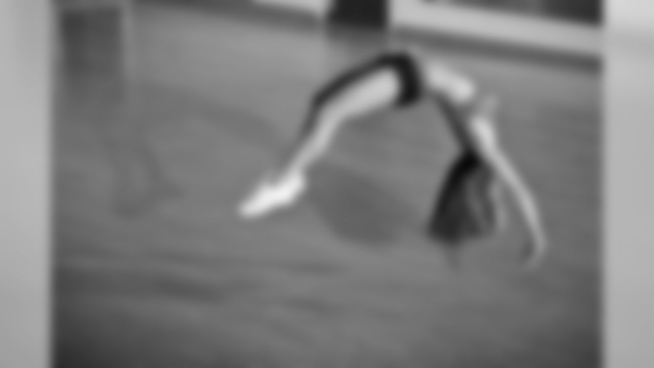 Tryouts continued at Merritt Athletic Club to make the 2011 Ravens cheerleading squad.