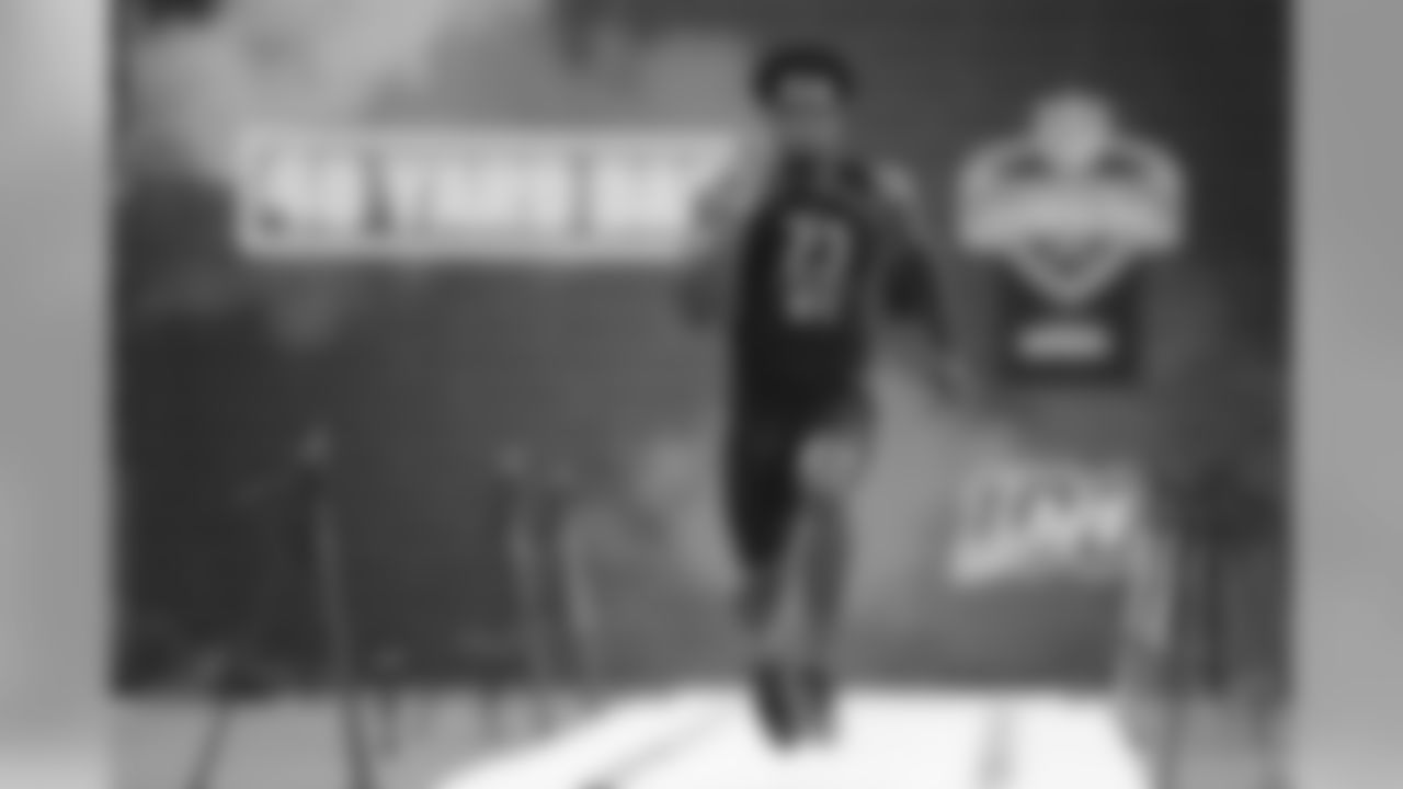 N'Keal Harry, Arizona State
At 6-foot-2, 228 pounds, Harry's speed was under the microscope. He did quite well, running the 40-yard dash in 4.53 seconds. His 27 bench press reps tied Metcalf for the record at wide receiver, backing up his media talk that he likes to physically dominate his opponents.