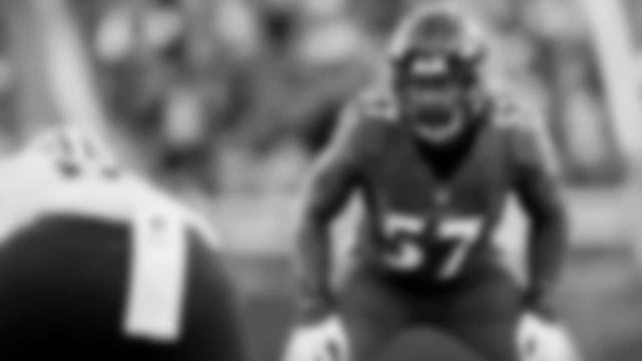 ILB – C.J. Mosley (2014-2018)
Mosley went to four Pro Bowls in five seasons with the Ravens, anchoring the unit after Lewis' retirement. He was a do-it-all linebacker for Baltimore before signing with the New York Jets. Mosley came down hill, and one of his most memorable plays was a Week 17 interception of Baker Mayfield that sealed the Ravens' 2018 AFC North title.