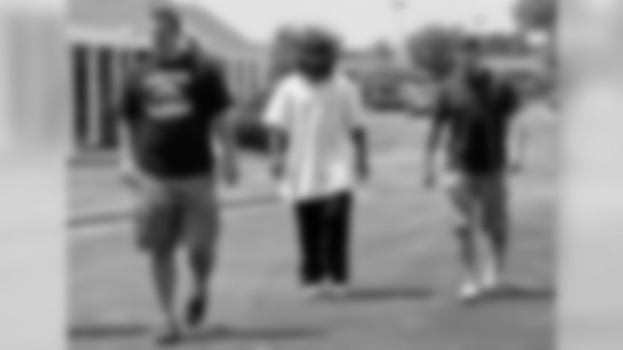 Rookies, quarterbacks and select veteran arrive in Westminster, Md. for Training Camp in July 2009.