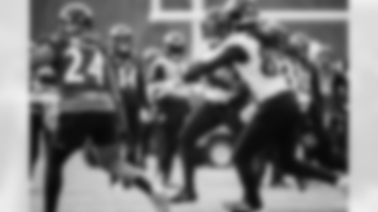 The Baltimore Ravens held practice on Wednesday, January 11, 2023 at the Under Armour Performance Center in Owings Mills, MD.