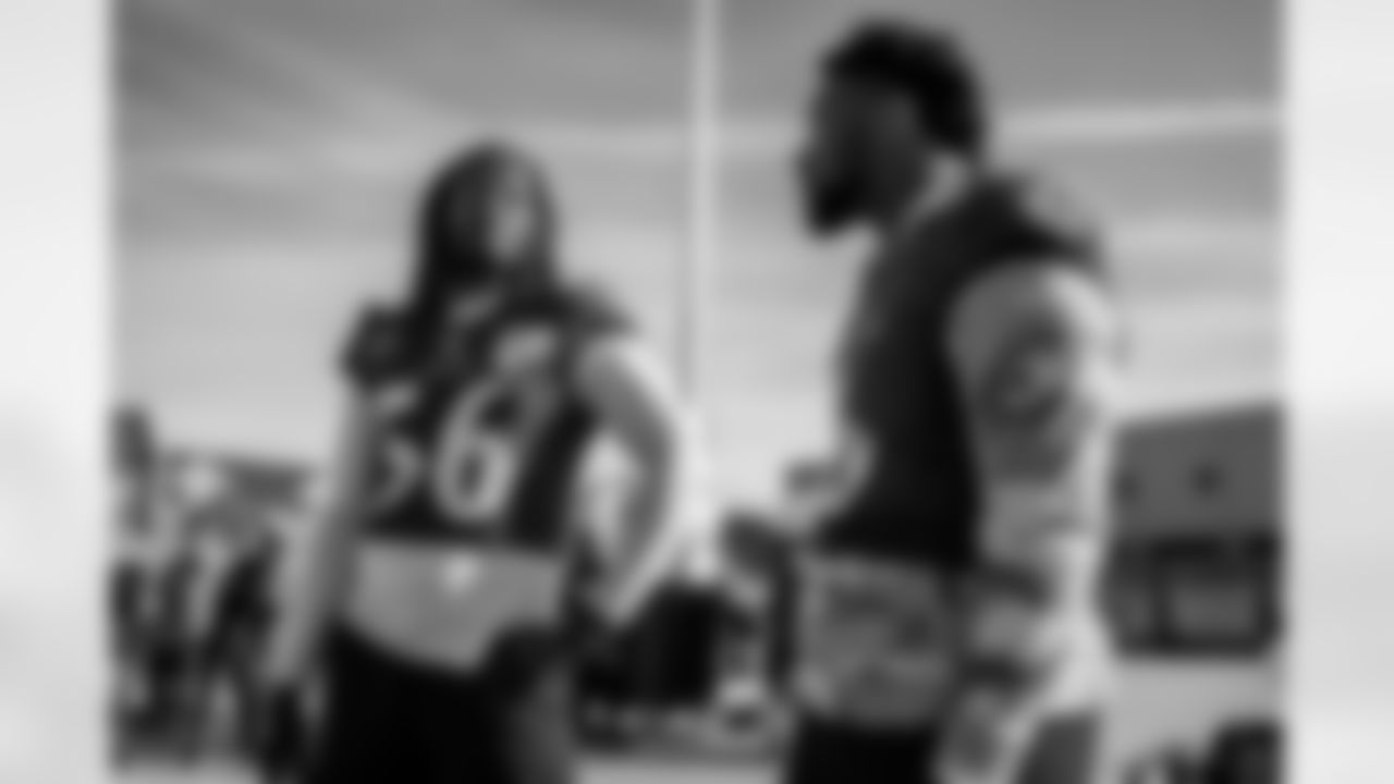 LB Josh Bynes and LB Patrick Queen