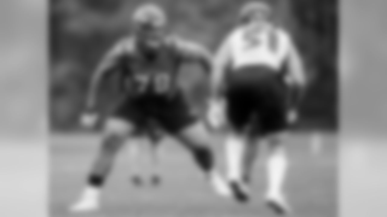 OT Orlando Brown Jr.
With tight end Hayden Hurst missing three days of practice, Brown has been the only rookie to consistently work with the starters. Brown is holding his own against top competition.
