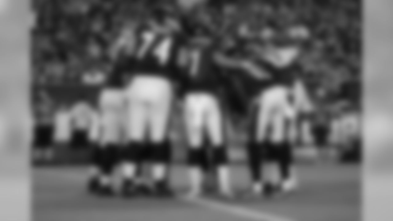 Baltimore Ravens' Trace McSorley huddles during the first half of a preseason NFL football game against the Philadelphia Eagles, Thursday, Aug. 22, 2019, in Philadelphia. (AP Photo/Matt Rourke)