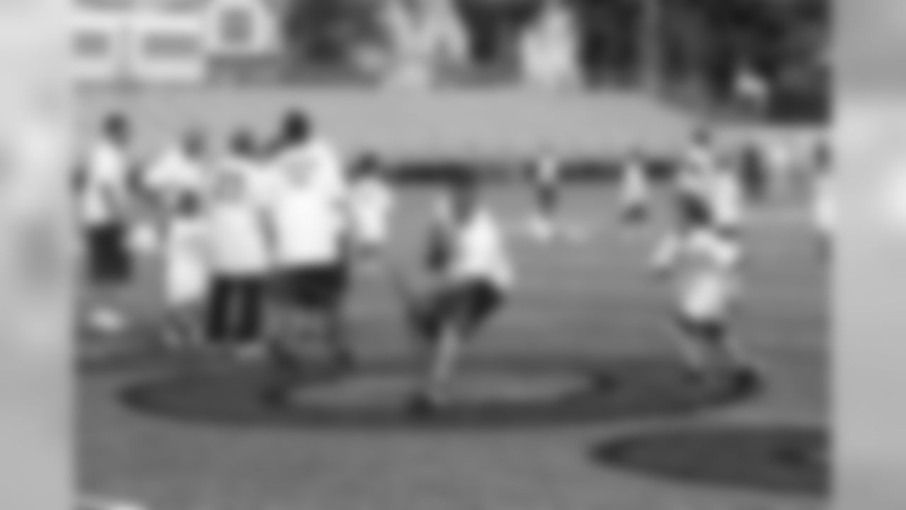 Ray Rice holds a youth football camp in his hometown of New Rochelle, New York in June 2009. [Photos courtesy of Kevin O'Brien]