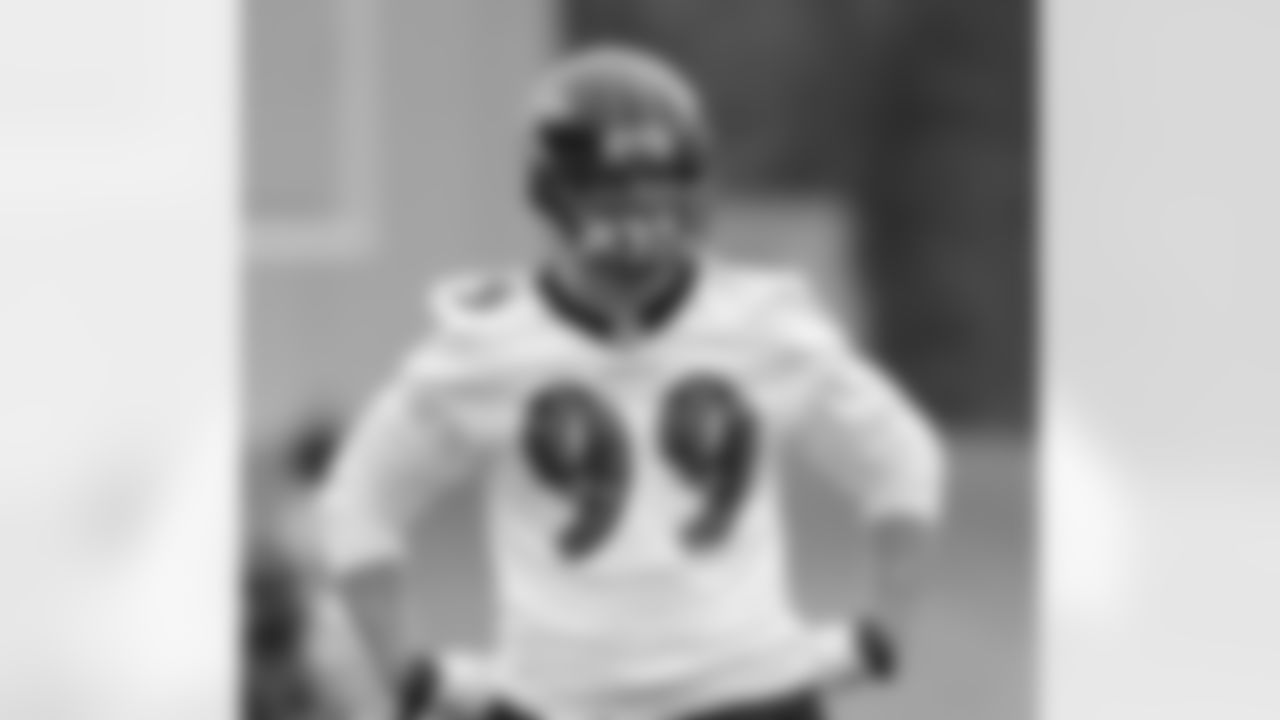 The Ravens hold their first mandatory mini-camp of 2009 at their Owings Mills Training Facility in May 2009.