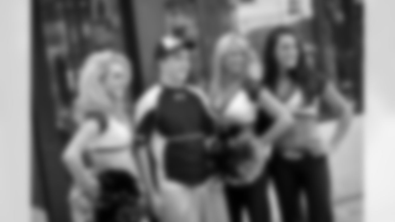 The Baltimore Ravens and Orioles partnered to present O's-Ravens Rally Night at Oriole Park at Camden Yards on Saturday, June 12. Ravens Head Coach John Harbaugh threw out the first pitch and the Ravens' mascot, Poe, cheerleaders and band, the Marching Ra