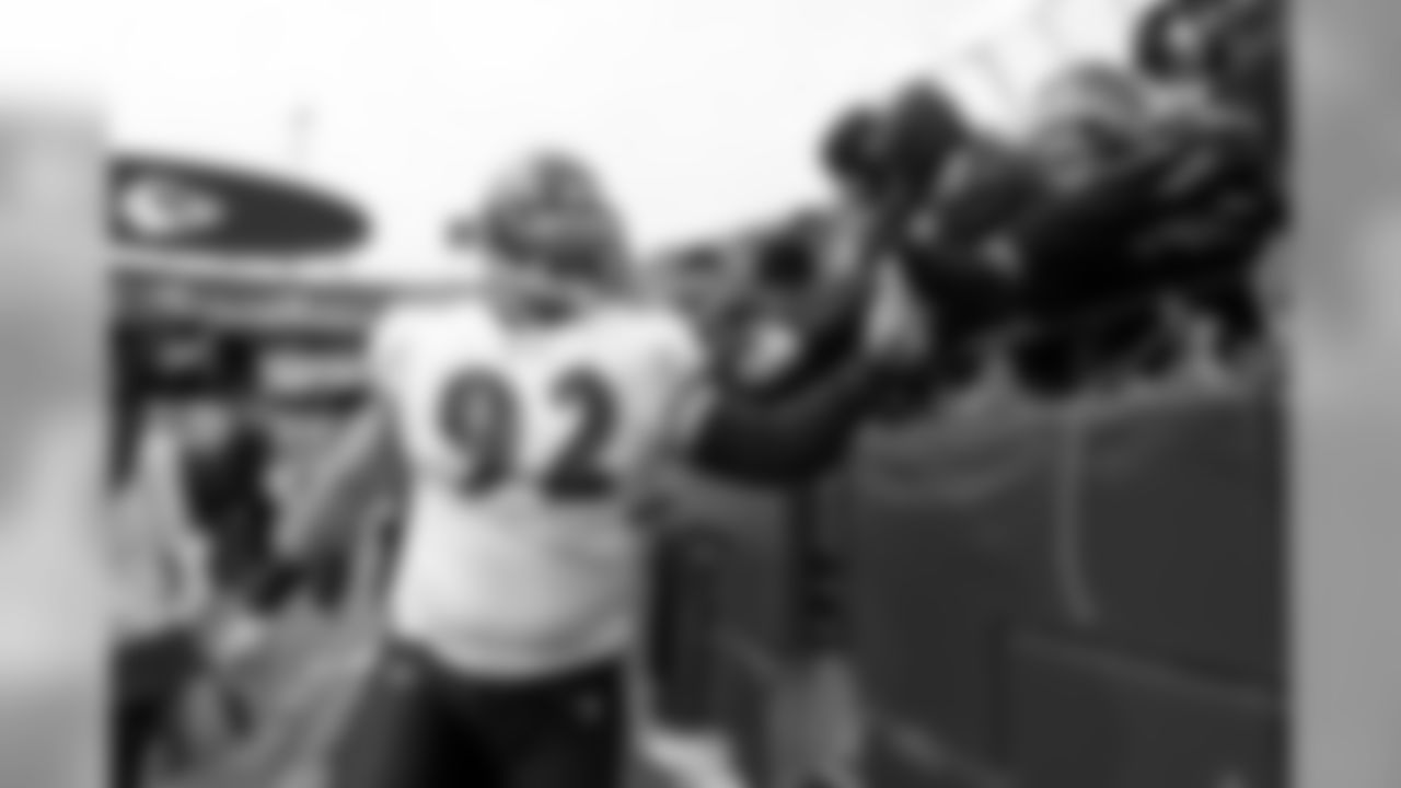 Images from the Ravens' 30-7 win over the Kansas City Chiefs in the Wild Card round of the 2010 playoffs at Arrowhead Stadium. The Ravens' defense forced five turnovers and quarterback Joe Flacco threw for 265 yards and two touchdowns in Baltimore's fourt