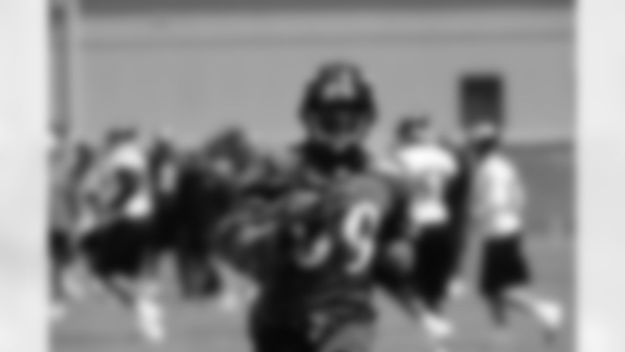The Ravens hold a passing camp at their Owings Mills training facility in May 2009.