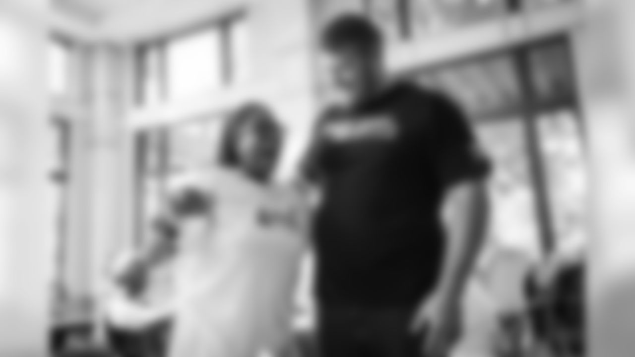 Huddle For 100 around downtown Baltimore on September 23, 2019. Lamar Jackson and Willie Snead IV at Webster Kendrick Boys & Girls Club. Chris Moore at St. Vincent De Paul Society. Our Daily Bread with Mark Ingram and Marshal Yanda. Maryland Center for Veterans with Brandon Williams and Chris Wormley.