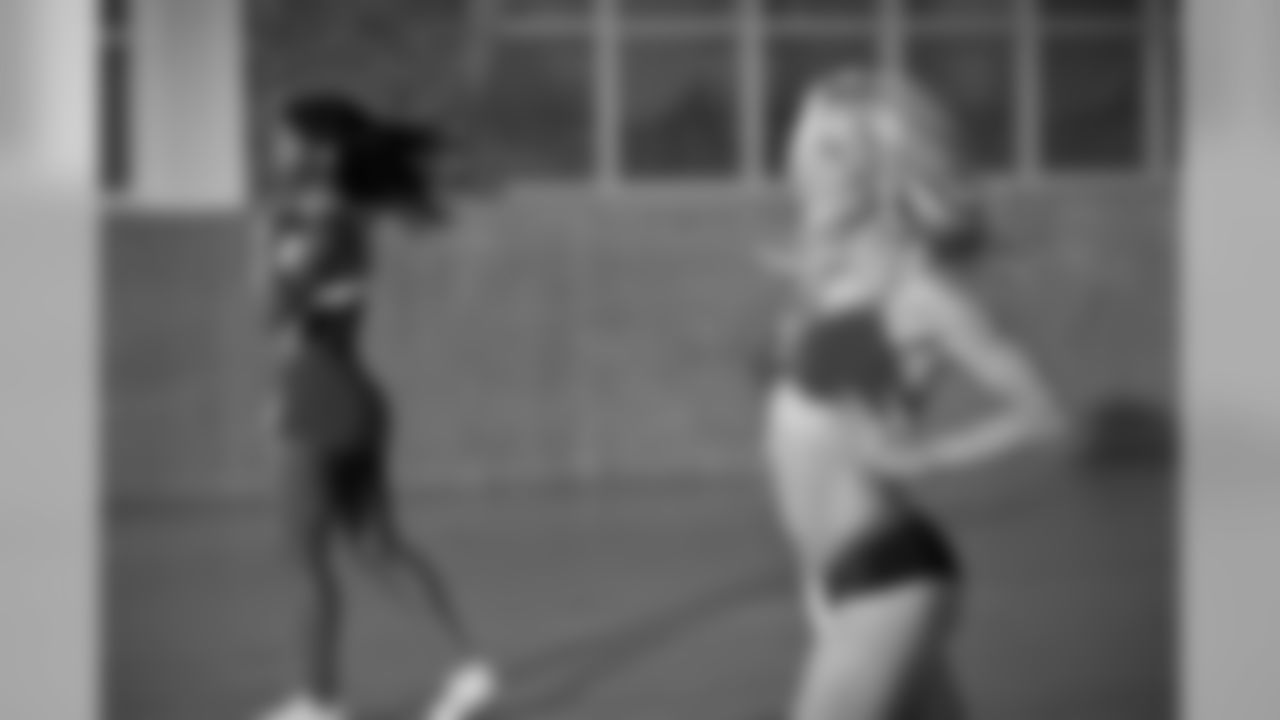 Tryouts continued at Merritt Athletic Club to make the 2011 Ravens cheerleading squad.