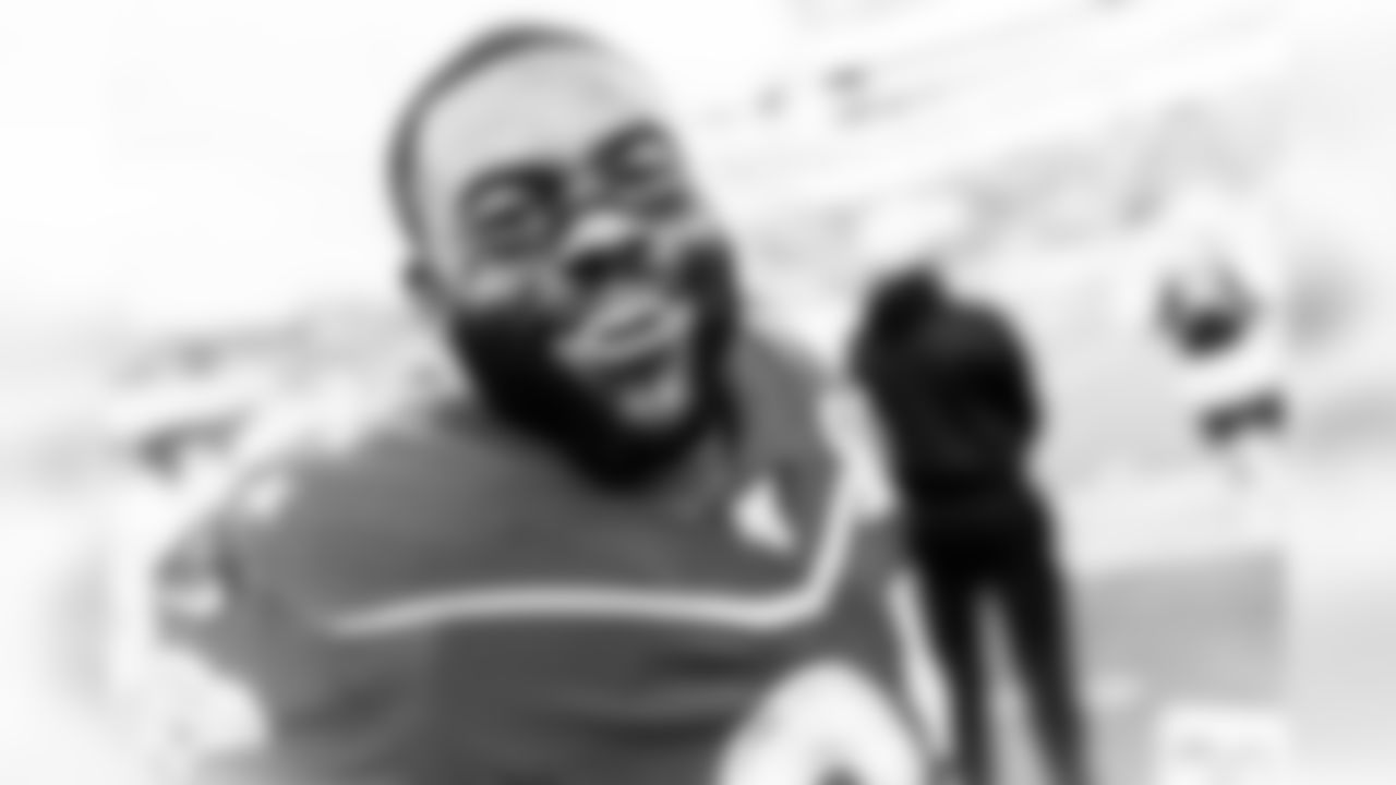 Running back Mark Ingram II smiles at the 2020 Pro Bowl game, Sunday, Jan. 26, 2020 in Orlando, Fla.