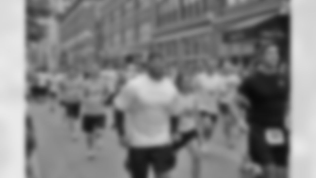 The 5K Fun Run was held to support Brigance's Brigade, the foundation created by longtime Baltimore football fixture O.J. Brigance who is currently fighting amyotrophic lateral sclerosis (ALS).