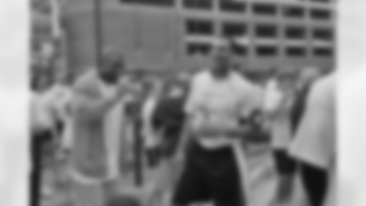The 5K Fun Run was held to support Brigance's Brigade, the foundation created by longtime Baltimore football fixture O.J. Brigance who is currently fighting amyotrophic lateral sclerosis (ALS).